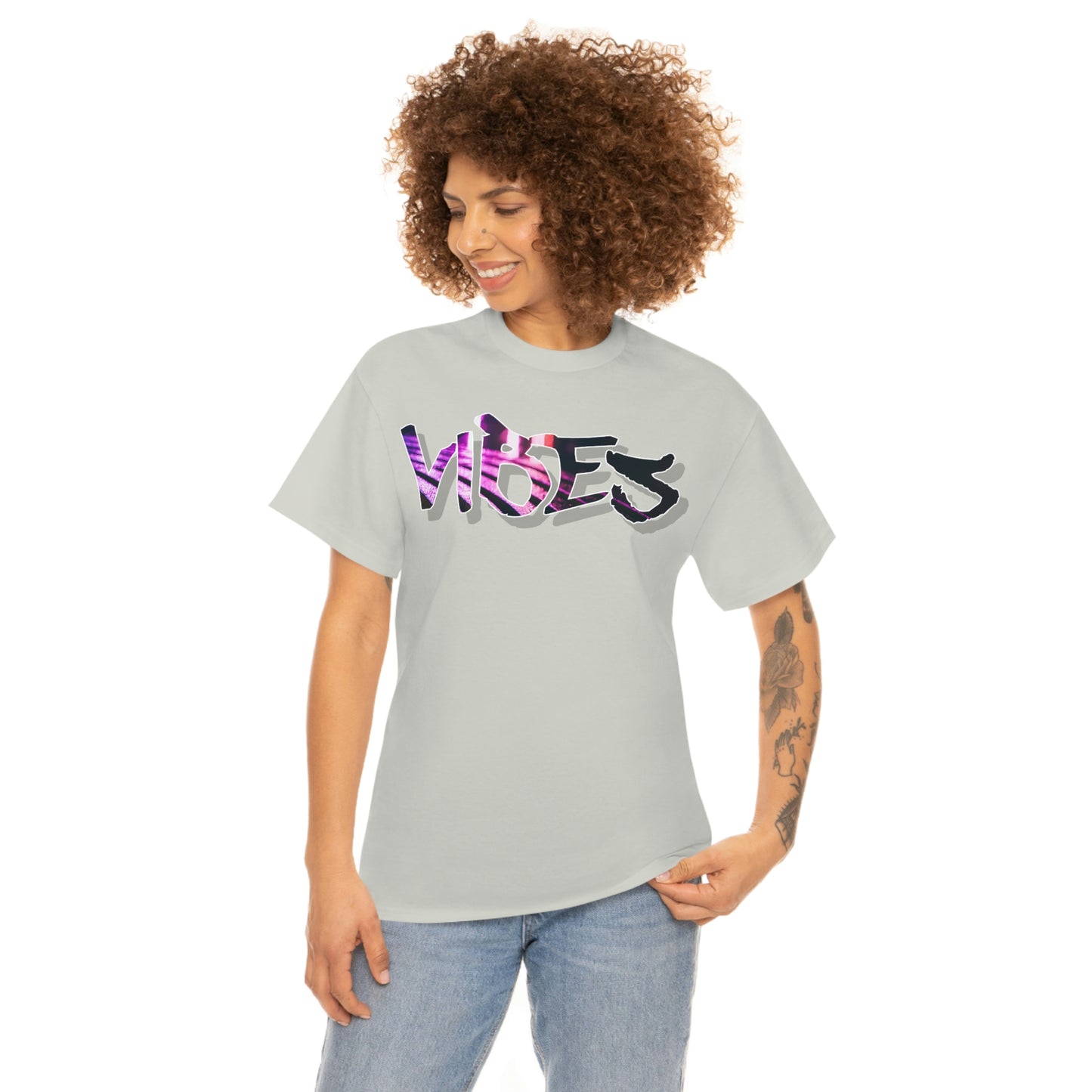 Vibes- Unisex Heavy Cotton Tee