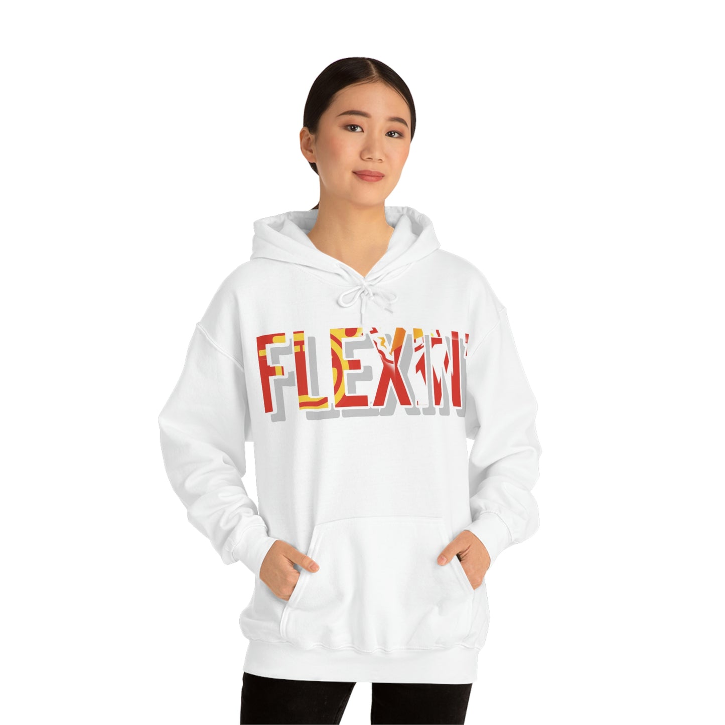 Flexin’- Unisex Heavy Blend™ Hooded Sweatshirt