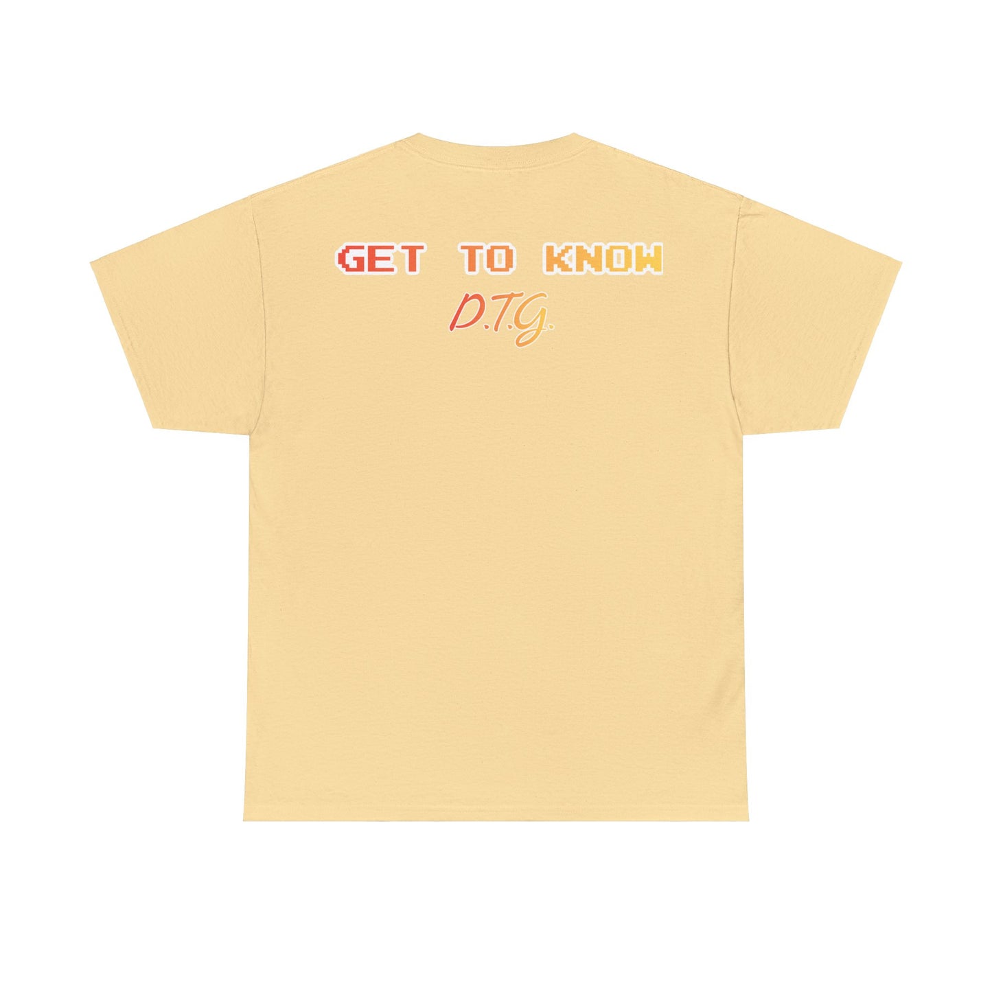 GET TO KNOW- Unisex Heavy Cotton Tee