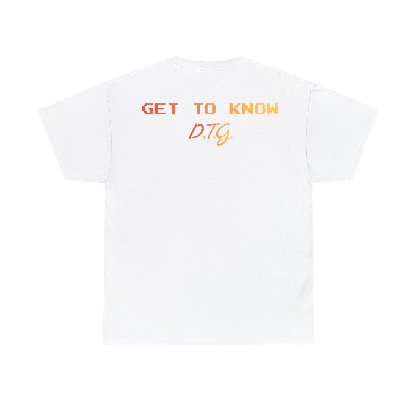 GET TO KNOW- Unisex Heavy Cotton Tee