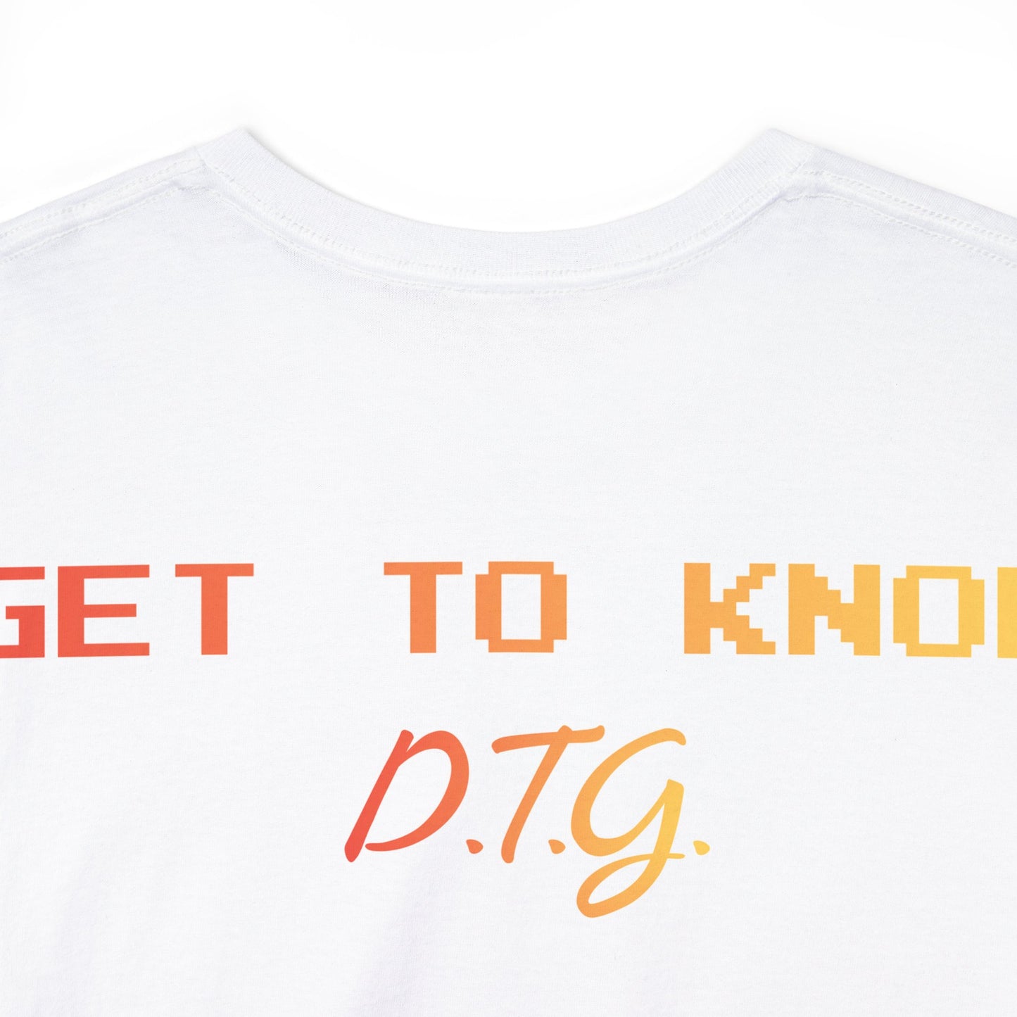 GET TO KNOW- Unisex Heavy Cotton Tee