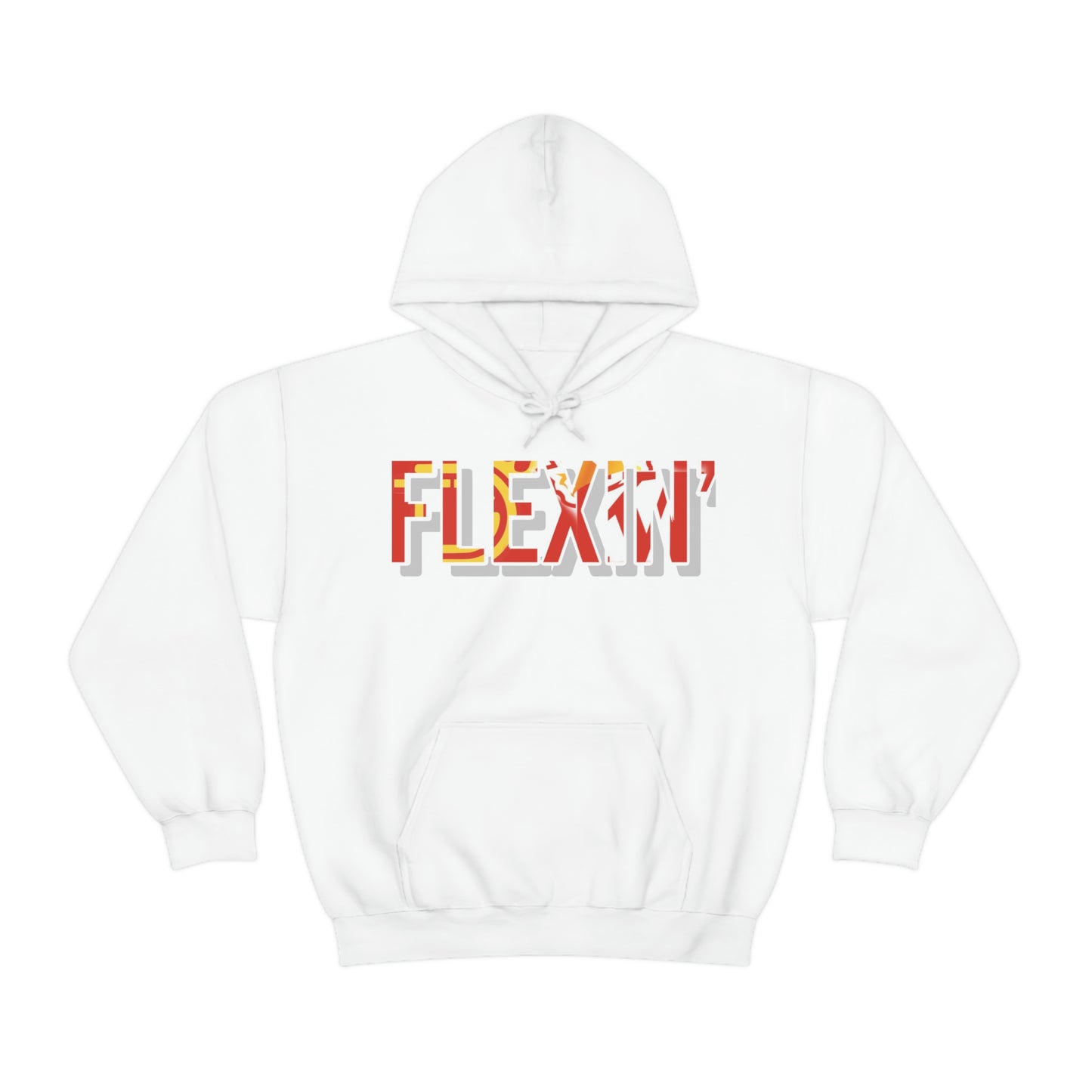 Flexin’- Unisex Heavy Blend™ Hooded Sweatshirt