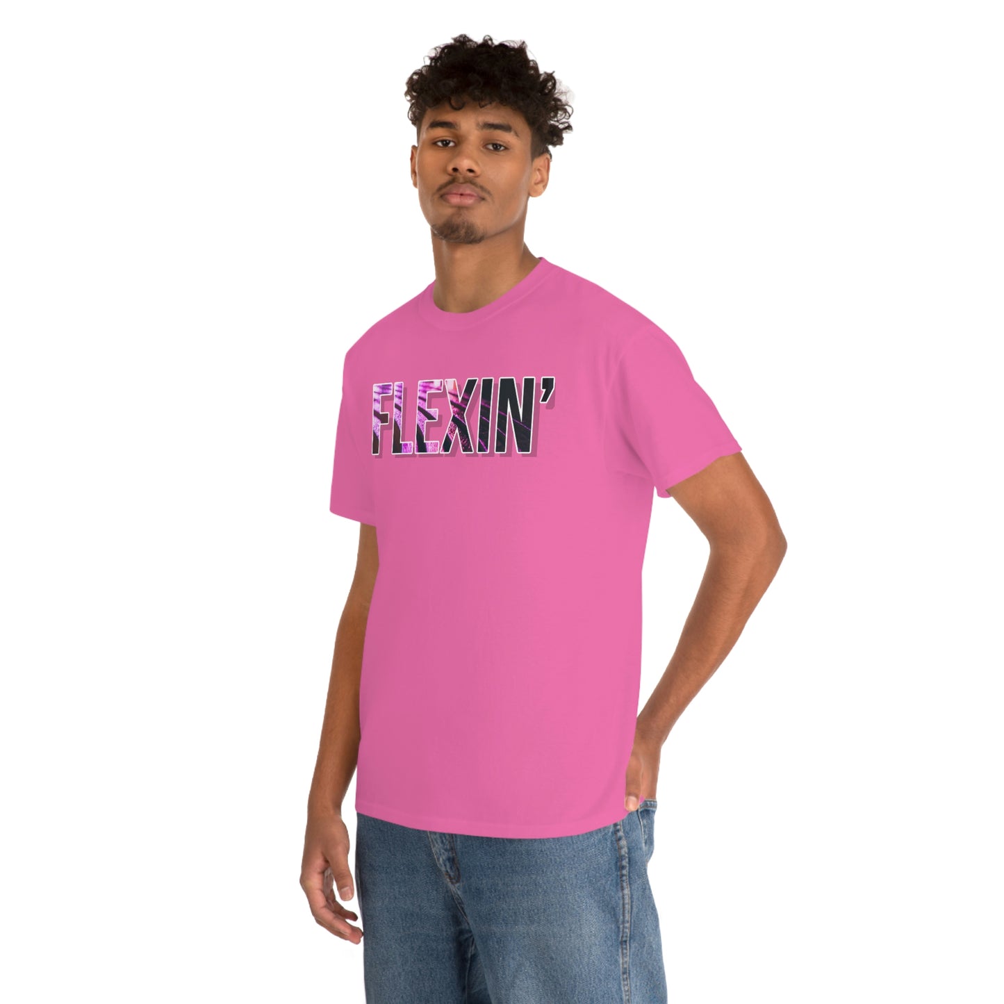 Flexin’ Vibes (Color Rush) Unisex Heavy Cotton Tee