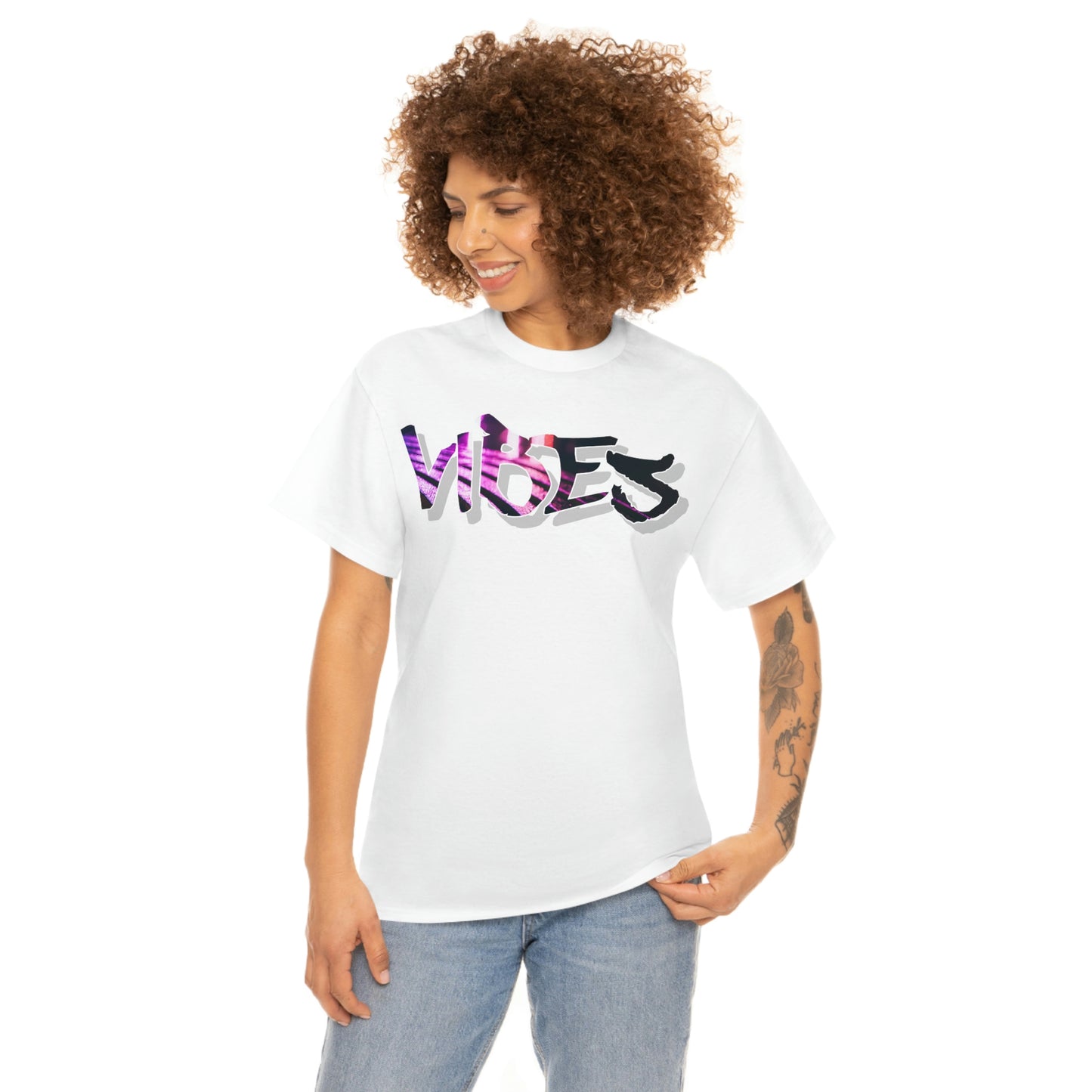 Vibes- Unisex Heavy Cotton Tee