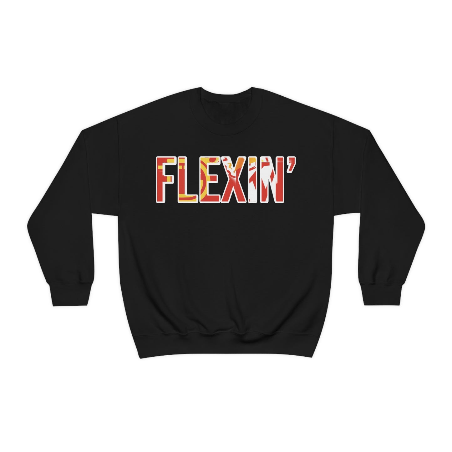 Flexin’- Unisex Heavy Blend™ Crewneck Sweatshirt