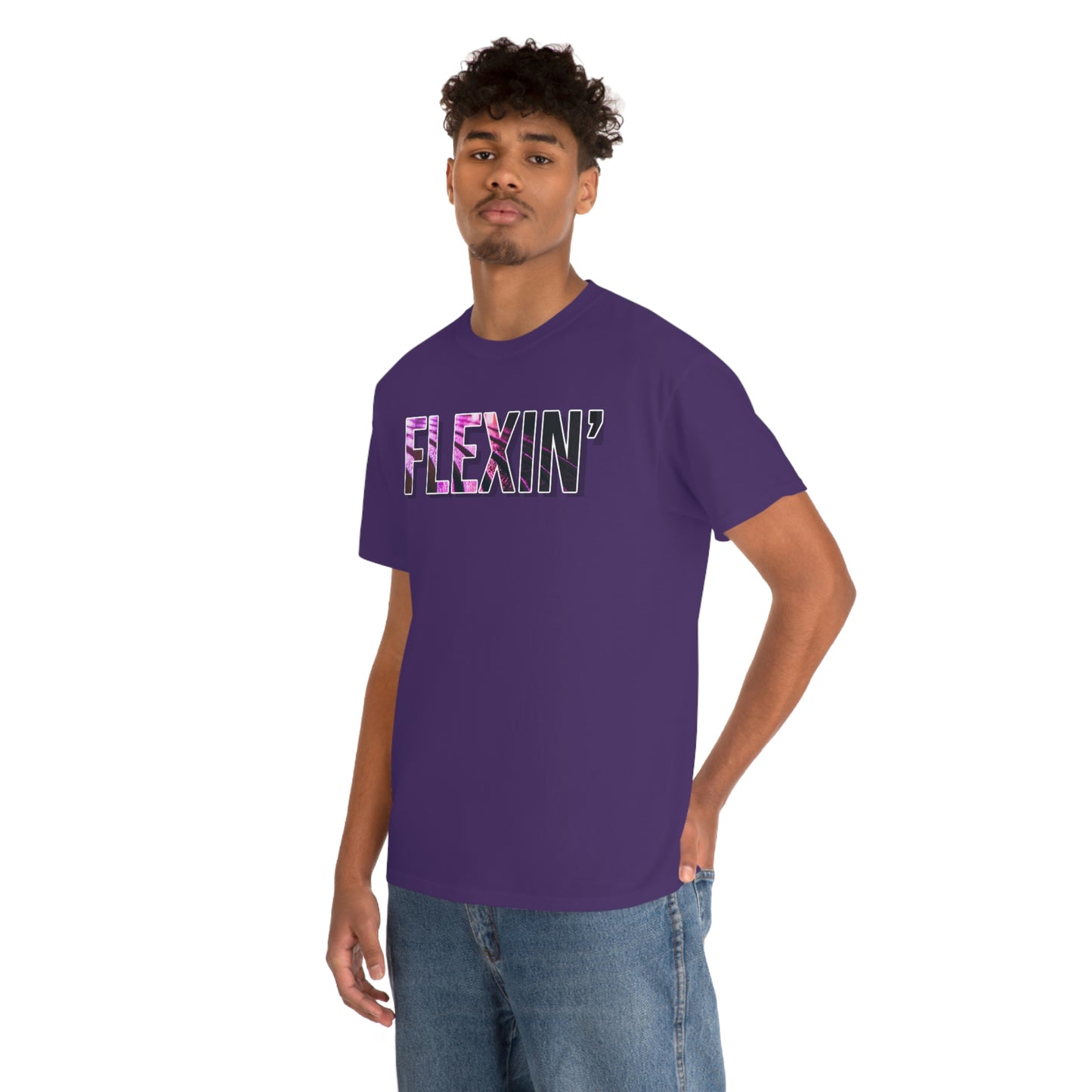 Flexin’ Vibes (Color Rush) Unisex Heavy Cotton Tee