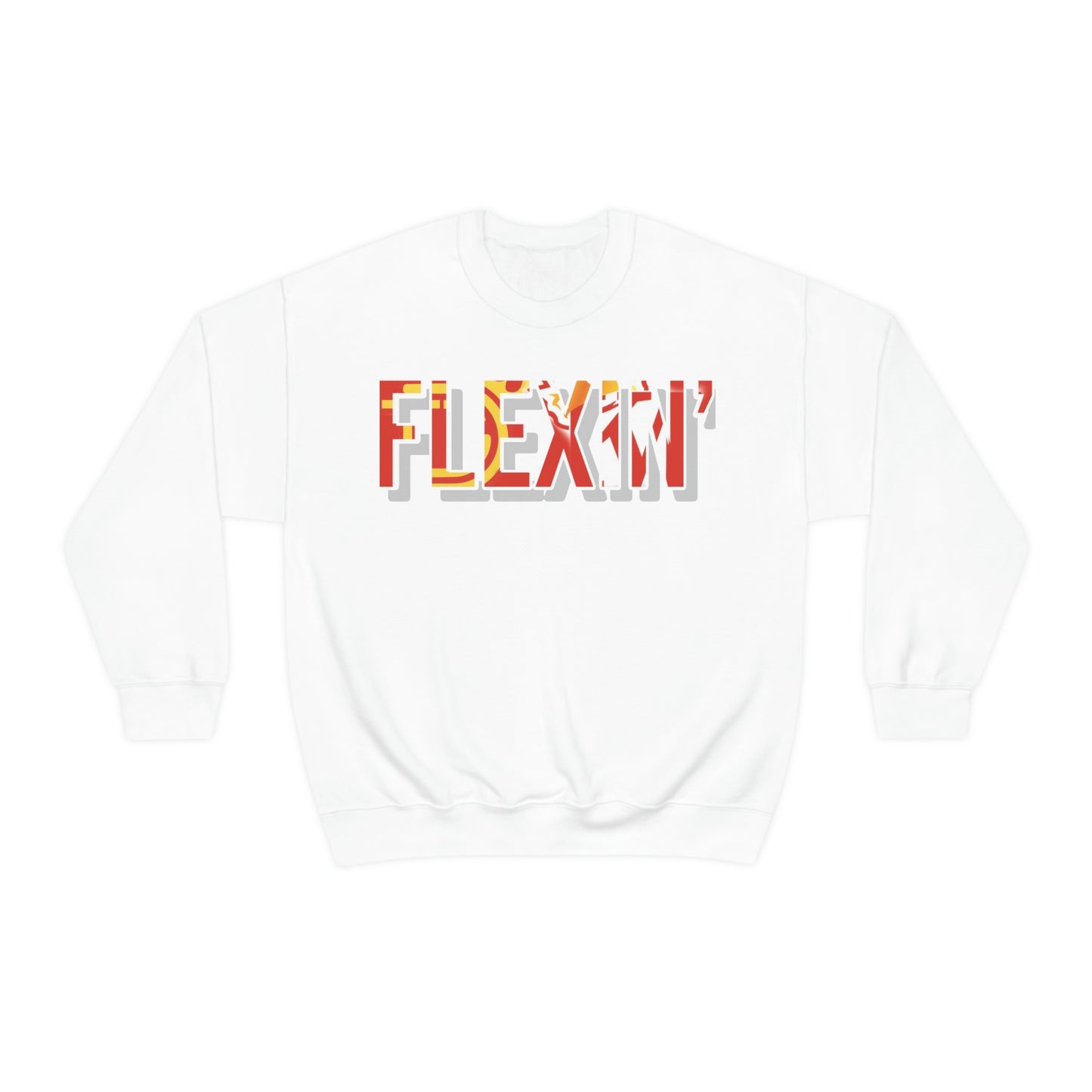 Flexin’- Unisex Heavy Blend™ Crewneck Sweatshirt