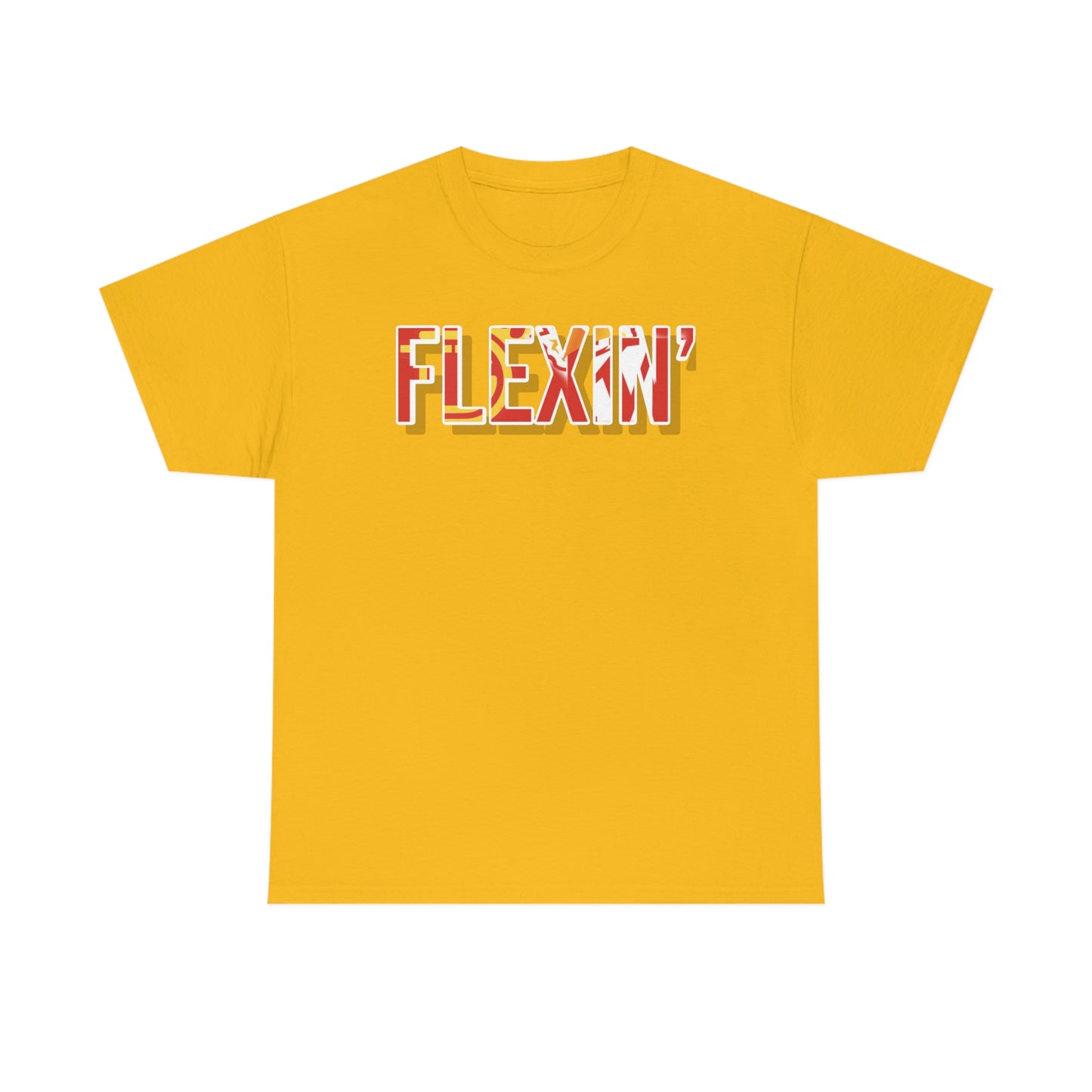 Flexin' (Color Rush) Unisex Heavy Cotton Tee