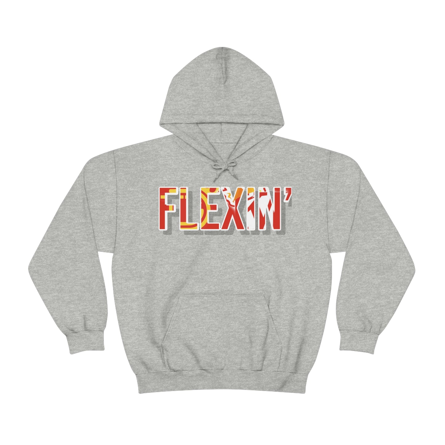 Flexin’- Unisex Heavy Blend™ Hooded Sweatshirt