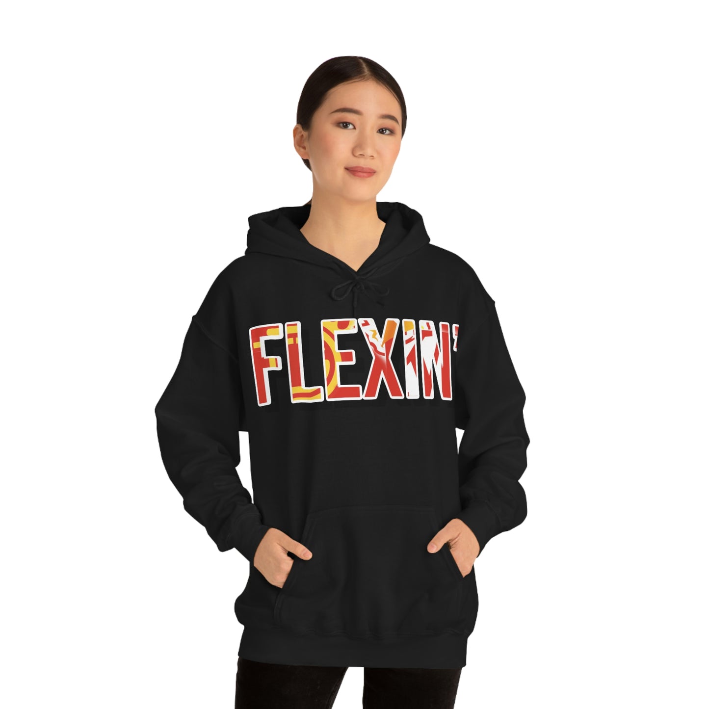 Flexin’- Unisex Heavy Blend™ Hooded Sweatshirt