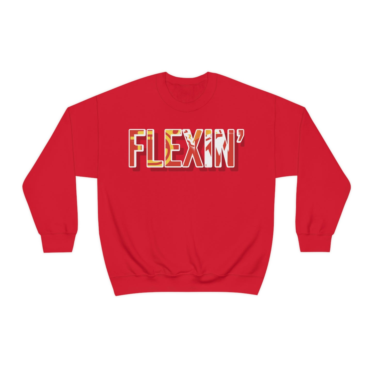 Flexin’- Unisex Heavy Blend™ Crewneck Sweatshirt